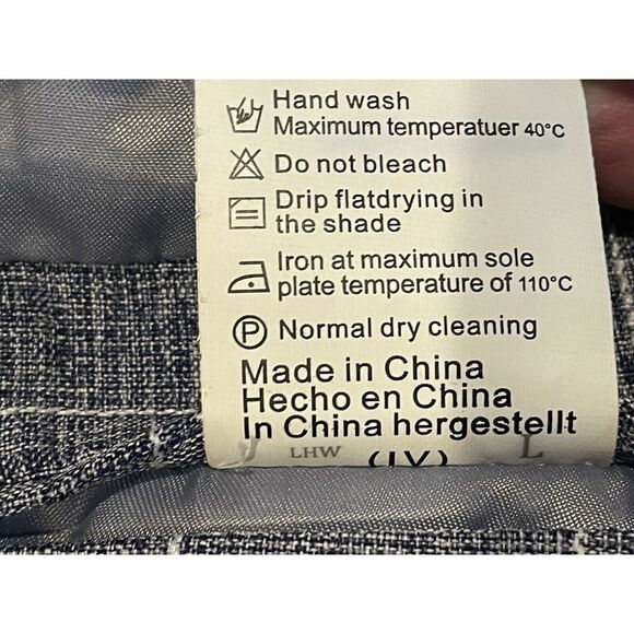 Men's Casual Suit Blazer Jacket Light weight Sports Coats One Button NWT Size LG - Picture 9 of 16